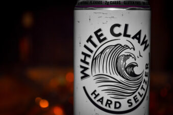 Can of White Claw hard seltzer